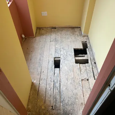 Floor Repair before Installation