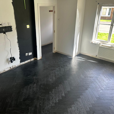 Double Pattern Herringbone Flooring Glasgow
