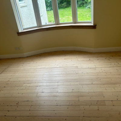 Reclaimed Wood Floor Installation Clydebank